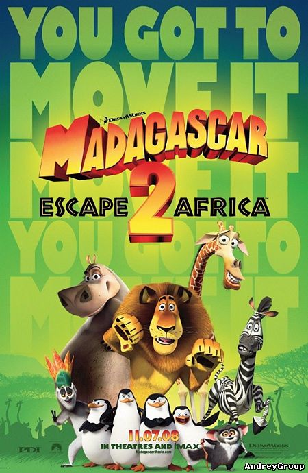 Мадагаскар 2 2008 DVDRip